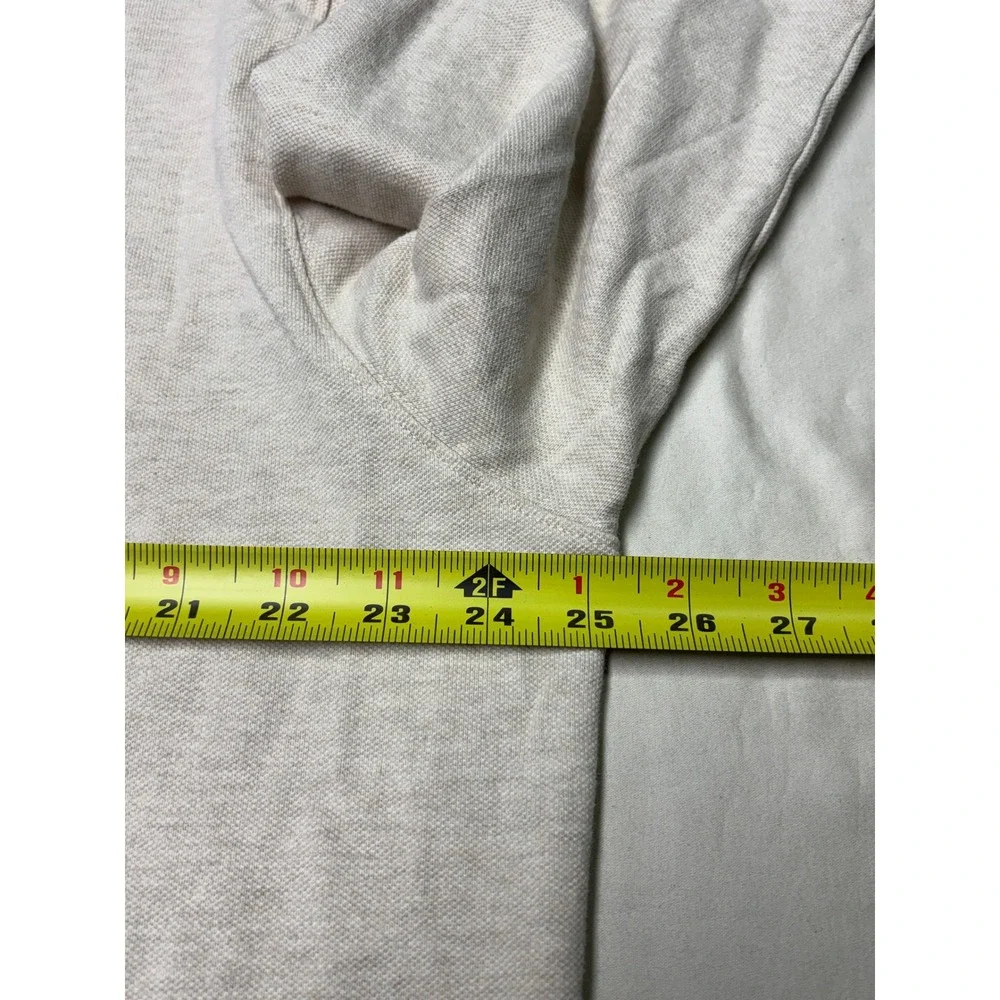 Southern Tide Skipjack Mens‎ XXL Quarter Zip Pullover Oatmeal Heather Cotton